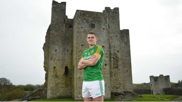 Meath captain Bryan Menton pictured at the Leinster Senior Football Championship launch.