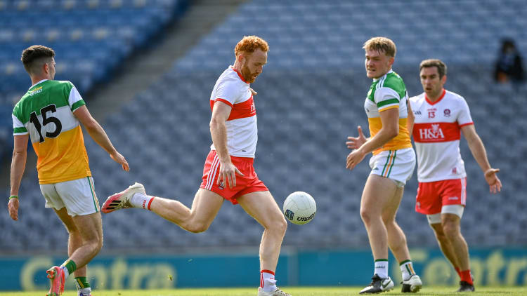 Derry's Conor Glass was named as TG4 Laoch na hImeartha following a dominant display at midfield.