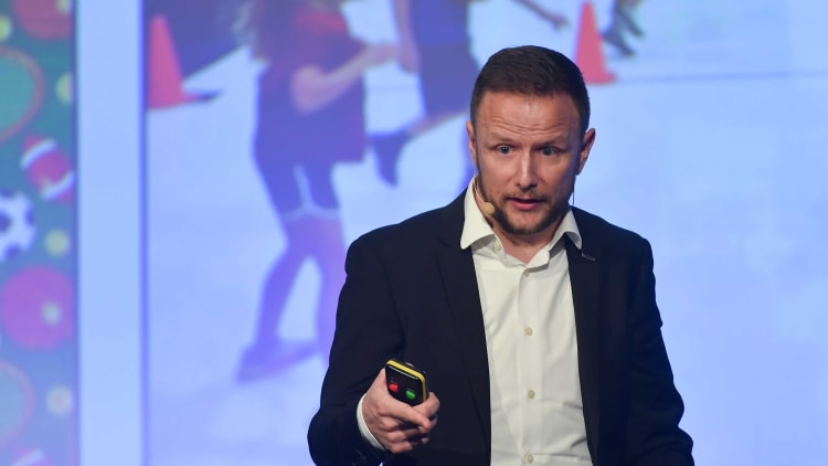 Owen Mooney speaking at the 2019 GAA Games Development Conference, in partnership with Sky Sports.