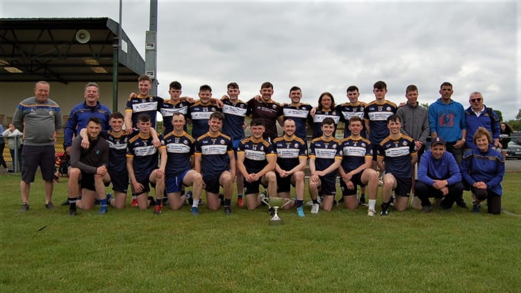 The Easkey team that won the 2022 Sligo Hurling League.