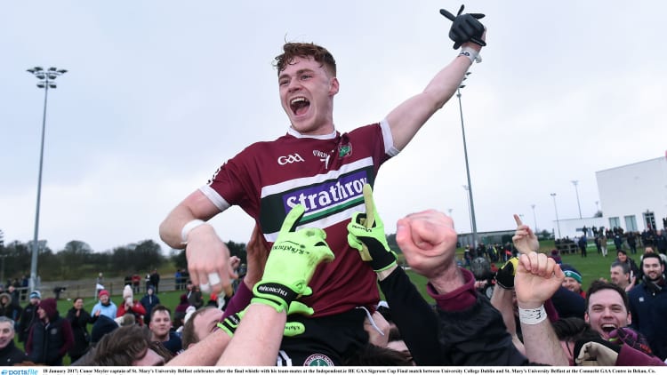 Conor Meyler captained St Marys to Independent.ie Sigerson Cup glory.
