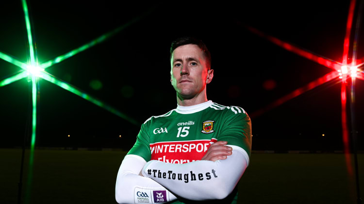 Pictured is Ballintubber and Mayo Footballer Cillian O’Connor at AIB’s launch of the GAA All-Ireland Senior Football Championship. Now in their sixth season sponsoring the football county championship and their 30th year sponsoring the club championships, AIB are proud to support some of #TheToughest games there are. In addition to the launch, AIB will soon be releasing their new TV Ad, a fast-paced and upbeat celebration of the 2020 GAA All-Ireland Senior Football Championship.