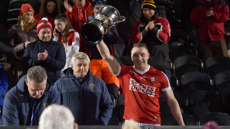 Brian Hurley captained Cork to McGrath Cup success.