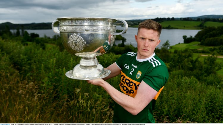 Kerry footballer Jason Foley pictured at the national launch of the All Ireland Senior Football Championship.