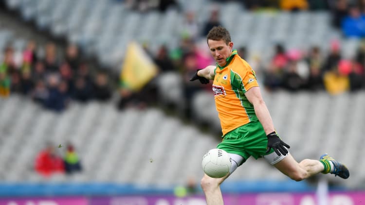 Man of the match Gary Sice scored four points for Corofin against Mountbellew-Moylough.