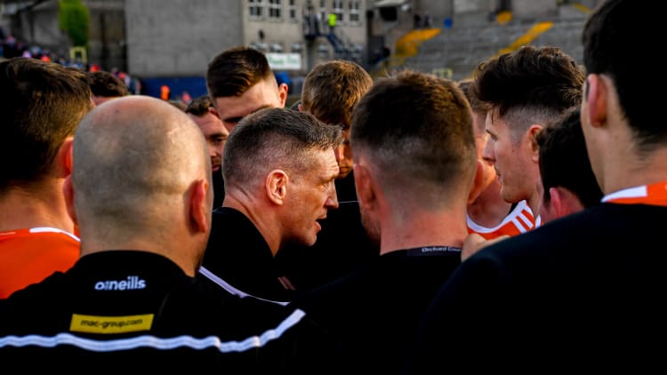 Kieran McGeeney's Armagh team face Mayo at Elverys MacHale Park on Saturday evening.