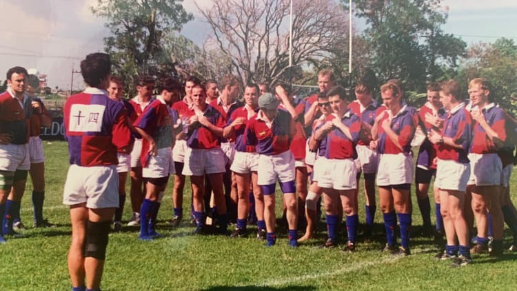 The Hong Kong team pictured at the 1996 Asia Gaelic Games.