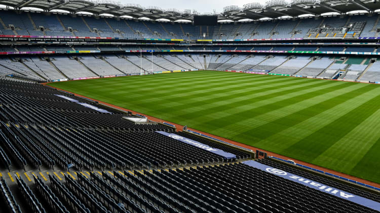 A general view of Croke Park stadium.