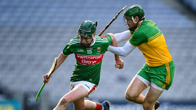 Eoin Delaney was on the mark with a brace of goals in Darver this afternoon.