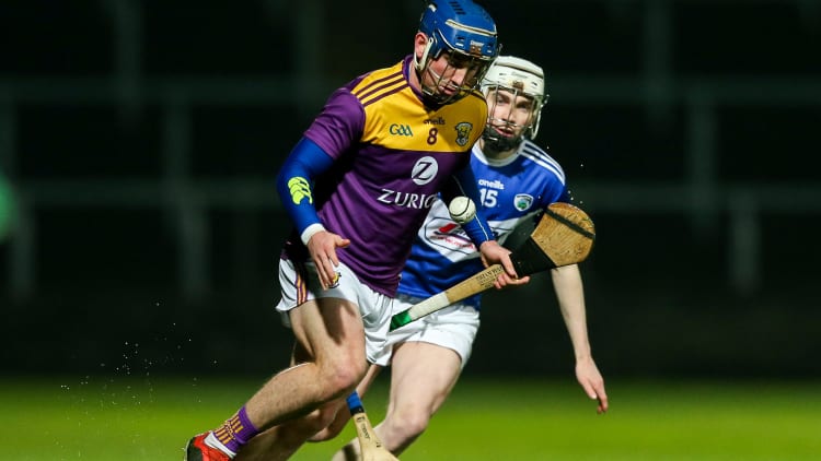 Wexford's Kevin Foley in Allianz Hurling League action against Laois at MW Hire O'Moore Park.