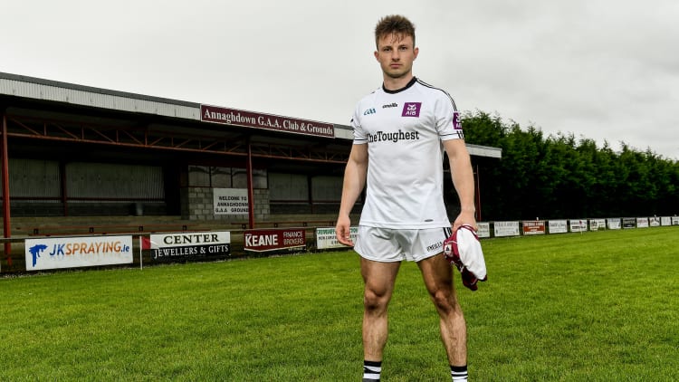 Galway and Annaghdown footballer Eoghan Kerin helped launch the extension of the AIB sponsorship with the GAA this week.