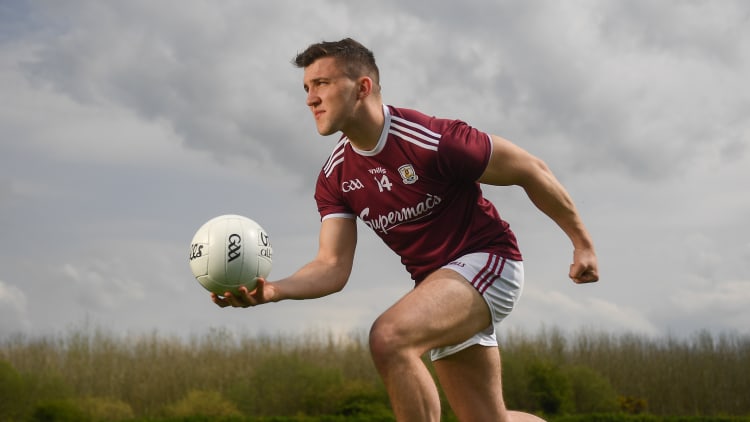 Galway captain Damien Comer pictured at the launch of the Connacht Senior Football Championship.