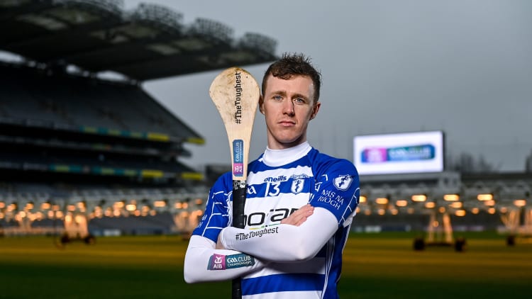 Naas' Brian Byrne pictured ahead of the AIB All Ireland Club Intermediate Hurling Final.