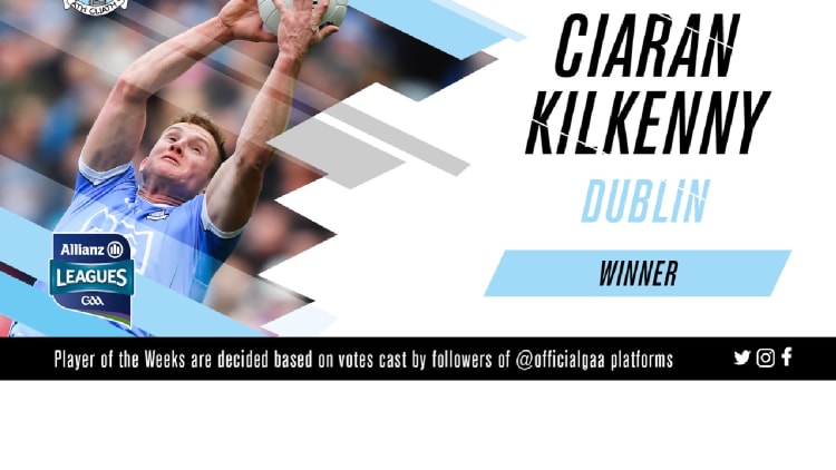 GAA.ie Footballer of the Week Ciaran Kilkenny.