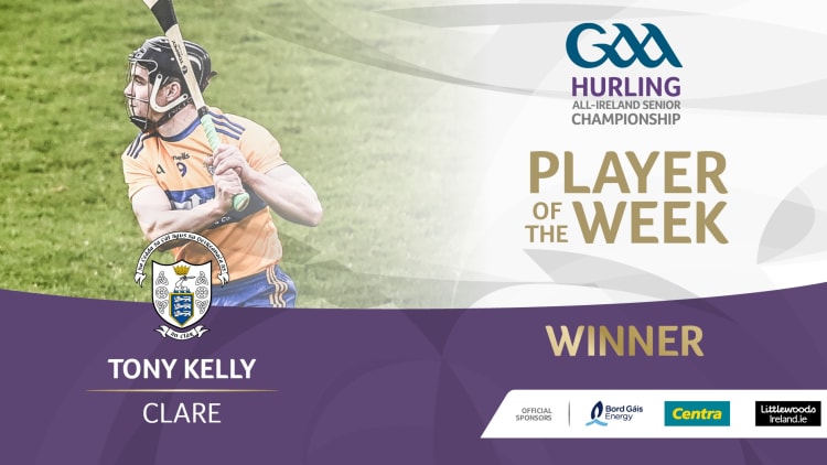 GAA.ie Hurler of the Week Tony Kelly.