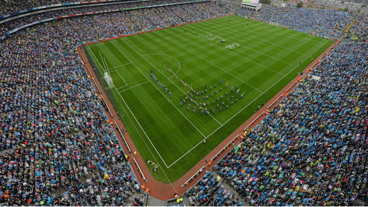 Croke Park on All Ireland final day.