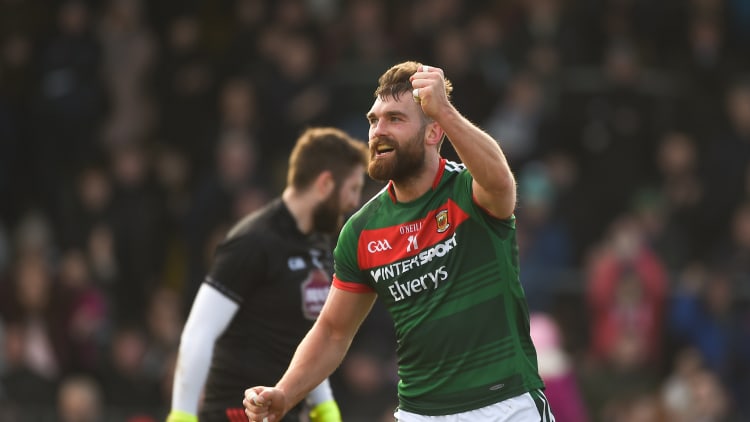 Aidan O Shea netted a goal for Mayo against Kildare.