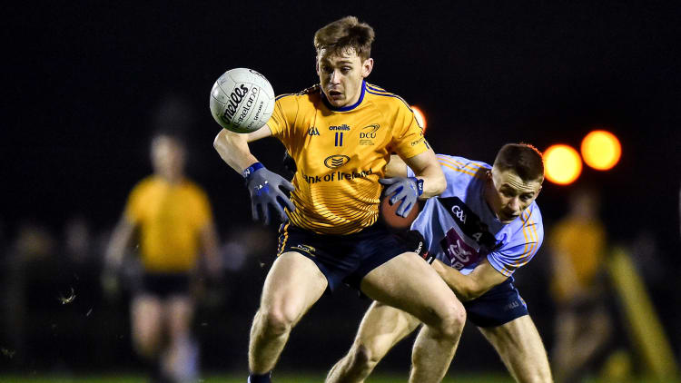 Micheal Bannigan impressed for DCU against UCD in the Electric Ireland Sigerson Cup.