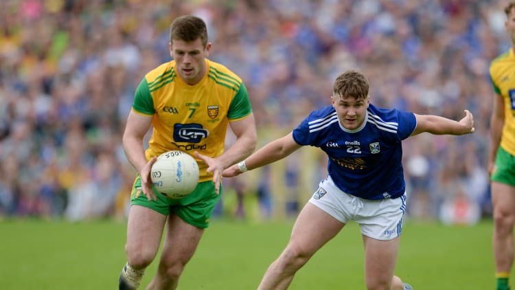 Donegal's Eoghan Ban Gallagher in action during the Ulster SFC Final at St Tiernach's Park.