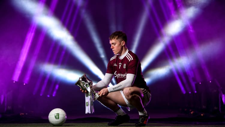 Galway's Jack Glynn pictured at the launch of the 2020 EirGrid All-Ireland U-20 Football Championship.