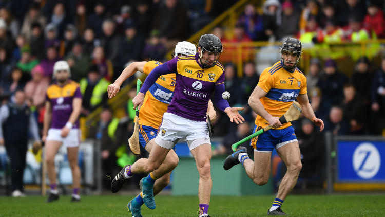 Wexford's Liam Og McGovern on the attack at Chadwicks Wexford Park.