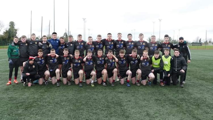 The St Farnan's PP Prosperous team that will play Ballybay Community College in the Br. Edmund Ignatius Rice Cup (Senior D Football) semi-final.