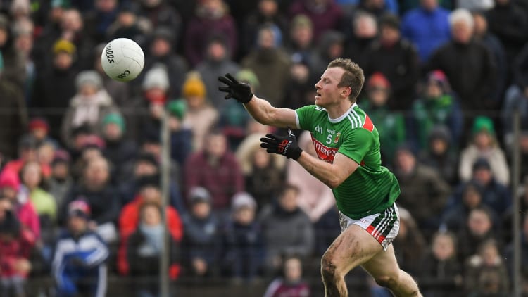 Experienced Mayo player Colm Boyle during the Connacht FBD League Semi-Final against Galway.