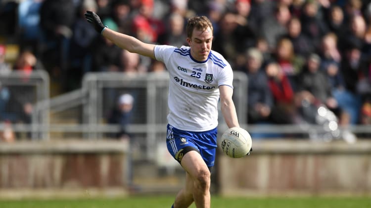 Talented Monaghan forward Jack McCarron will miss the remainder of 2020 through injury.