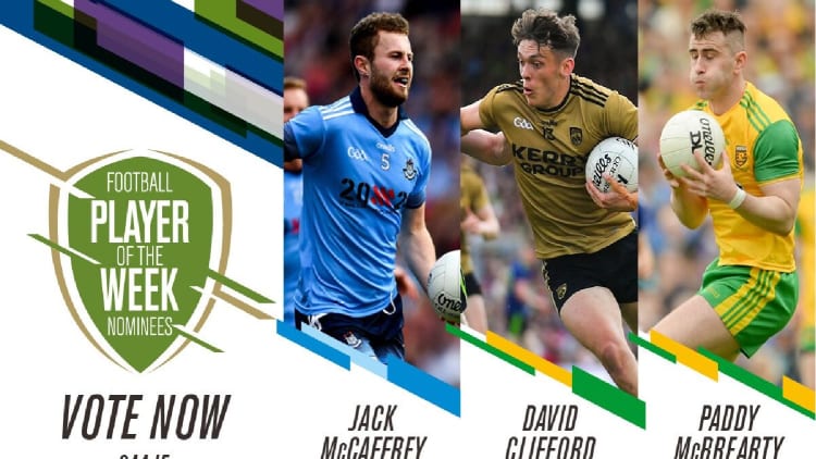 GAA.ie Footballer of the Week nominations.