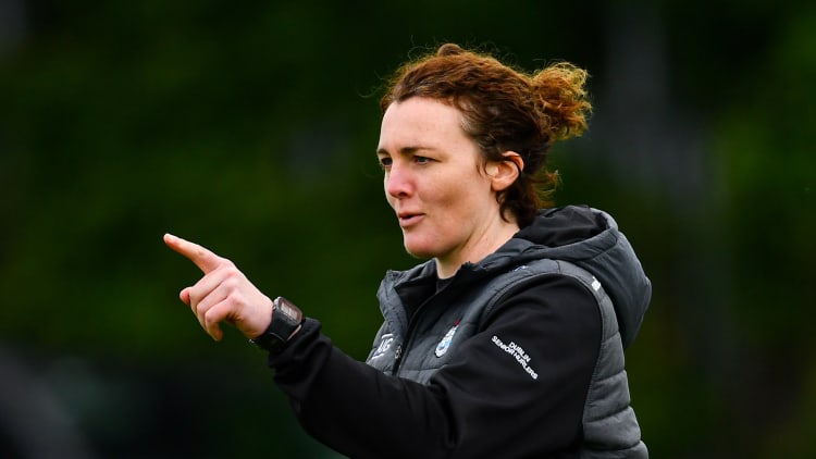 Dublin coach Cliodhna O'Connor ahead of the 2019 Leinster GAA Hurling Senior Championship Round 5 match between Dublin and Galway at Parnell Park in Dublin.