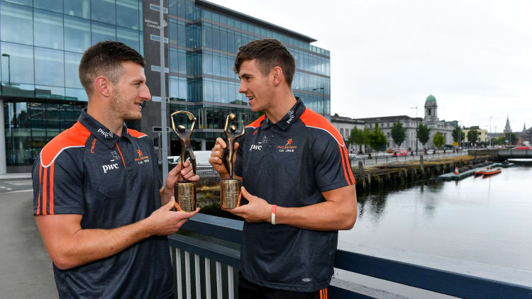 Patrick Horgan and Shane Walsh pictured outside the PwC offices in Cork.