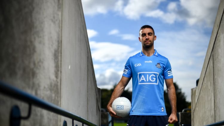 James McCarthy pictured as Dublin's main sponsor AIG Insurance officially unveiled their new O’Neill’s playing kit yesterday at the home of Dublin GAA Parnell Park.