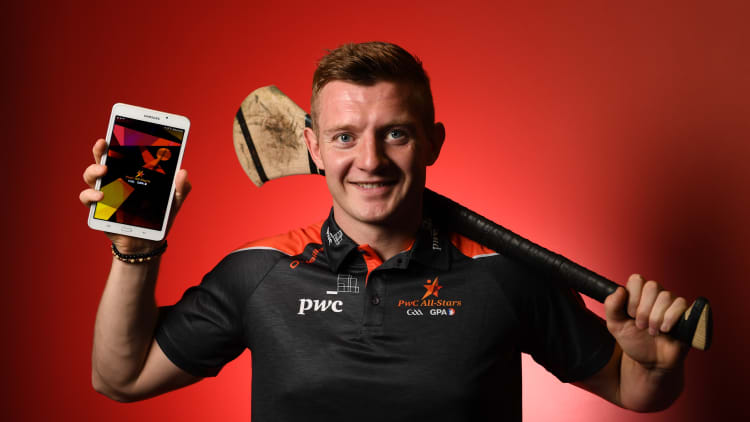 Galway hurler Joe Canning pictured at the launch of the PwC All-Stars App.