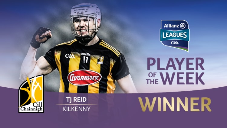 TJ Reid is the GAA.ie Hurler of the Week.