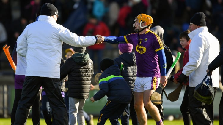 Kevin Foley following Wexford's Allianz Hurling League win over Kilkenny on Sunday.