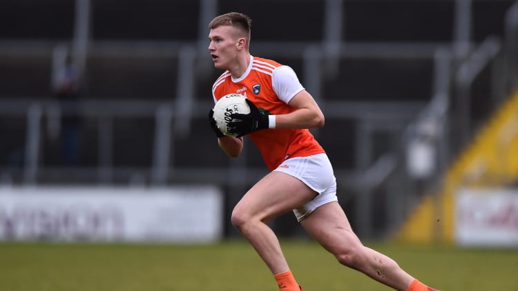Rian O'Neill was Armagh's chief score-getter in their crucial Allianz Football League Division 2 victory over Clare.