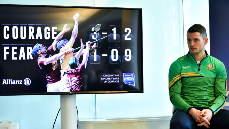 Meath footballer Donal Keogan attended the launch where Allianz's five year extension partnership with the GAA was announced.