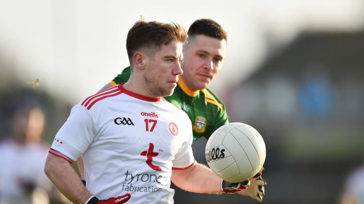 Mark Bradley returned to Tyrone action against Meath on Sunday.