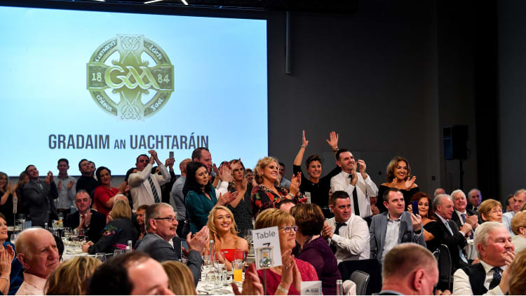 Attendees during the 2020 GAA President’s Awards at Croke Park in Dublin.