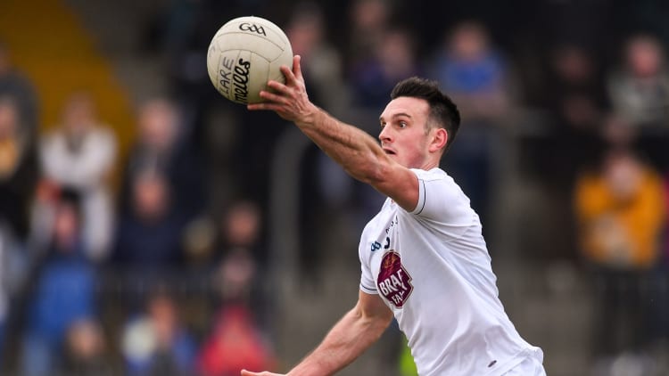 Kildare captain Eoin Doyle in action during the Allianz Football League Division Two game against Clare.