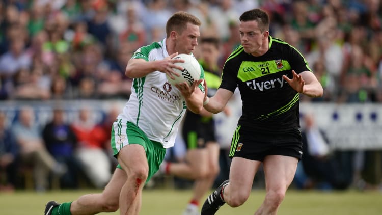 Liam Gavaghan in action during the 2016 Connacht SFC clash against Mayo.