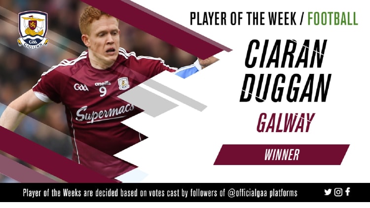GAA.ie Footballer of the Week Ciaran Duggan.