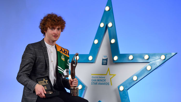 Kerry's Paul Walsh was voted Electric Ireland GAA Minor Footballer of the Year.