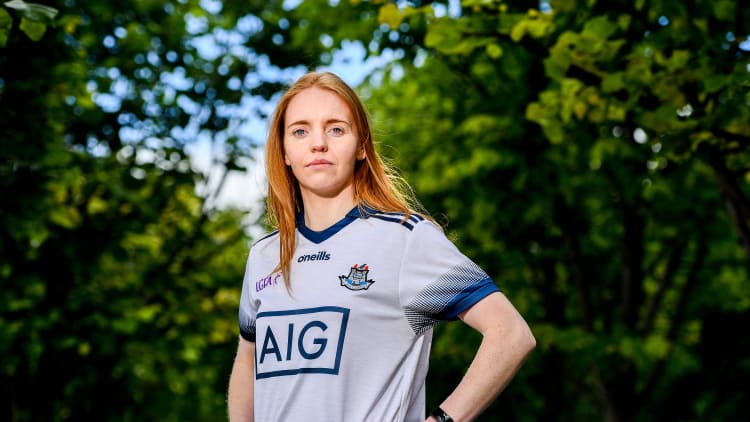 Ciara Trant pictured at the launch of AIG becoming the official insurance partner of the Ladies Gaelic Football Association.