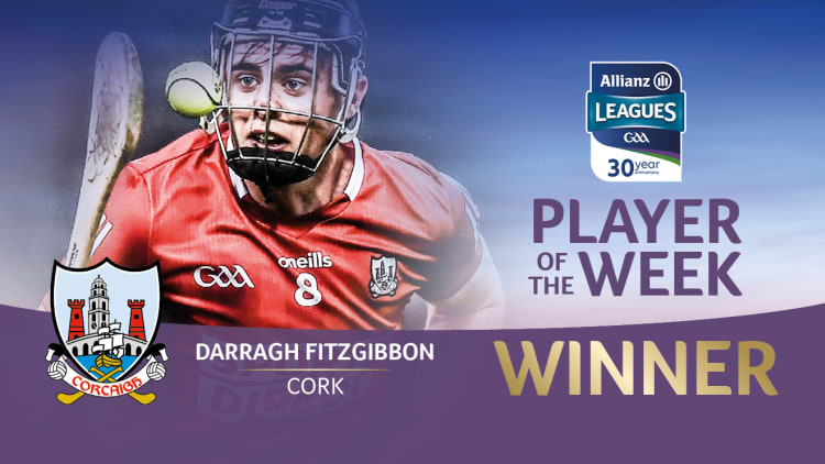 Darragh Fitzgibbon is the GAA.ie Hurler of the Week.