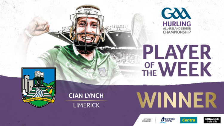 Cian Lynch is this week's GAA.ie Hurler of the Week.