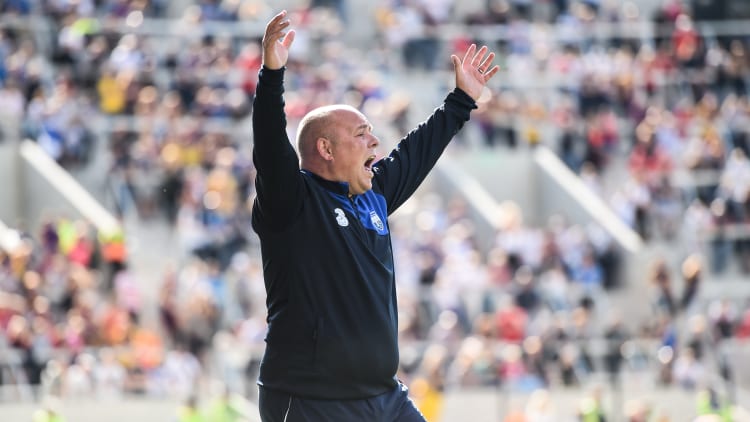 Bainisteoir Port Láirge Derek McGrath.
