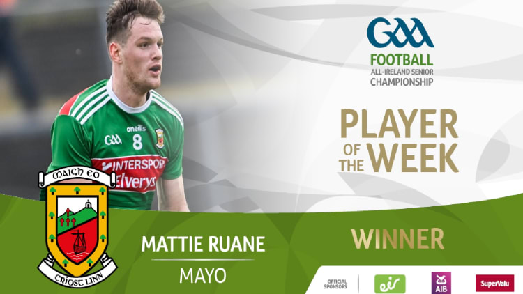 GAA.ie Footballer of the Week Mattie Ruane.