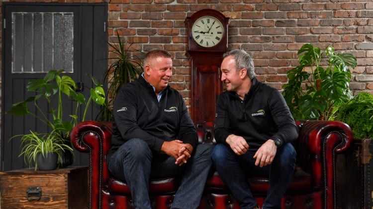 Showing support at the launch of the EirGrid Official Timing Sponsorship were former Dublin football manager Paul Caffrey, left, and former Tipperary hurling manager Michael Ryan.