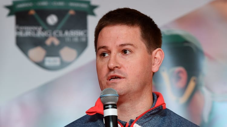 Cork selector Kieran Murphy pictured at the launch of the 2018 Fenway Hurling Classic.
